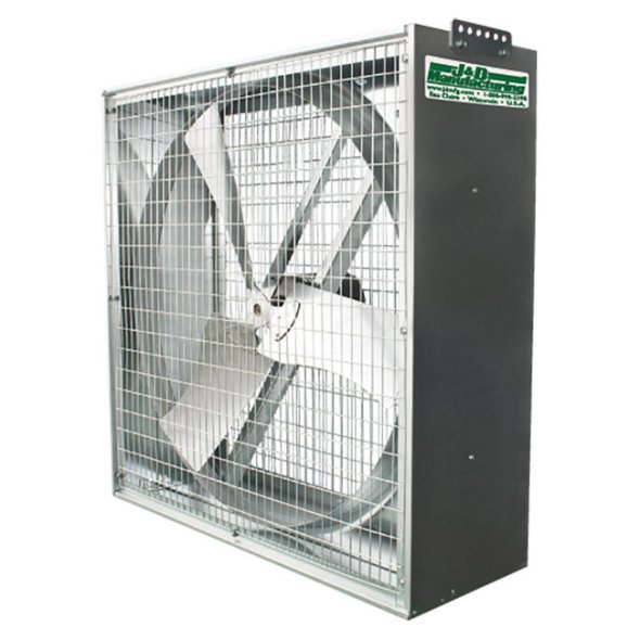 Whirl-Wind Galvanized Box Fan 50 inch 21500 CFM 3 Phase Belt Drive VG503