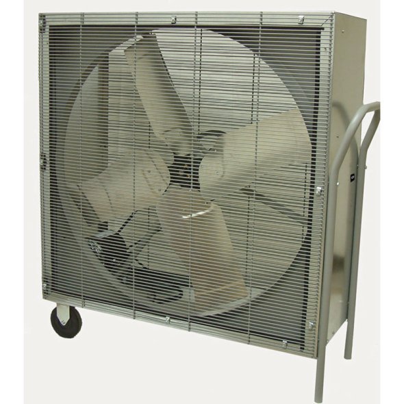 TPI Heavy Duty Square Portable Blower Fan 48 inch 14400 CFM Belt Drive PCBT48-B