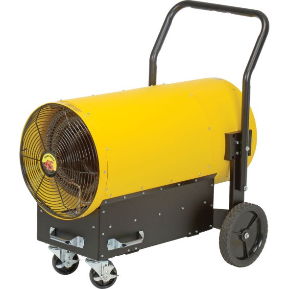 Fostoria Portable Electric Salamander Fan Forced Heater 153585 BTU 45 kW 575V 3 Phase FES-4557-3