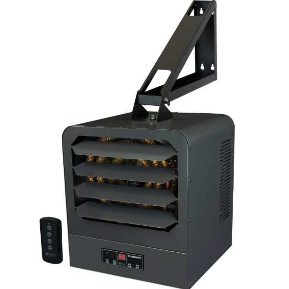 KB Platinum Electric Unit Heater w/ Remote & Mounting Bracket 17000 BTU 240/208V 1/3 Phase KB2405-3MP-P