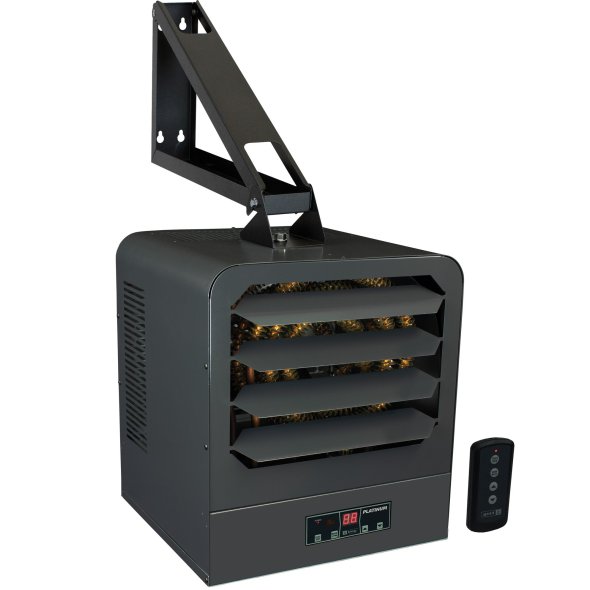 KB Platinum Electric Unit Heater w/ Remote & Mounting Bracket 25600 BTU 240/208V 1/3 Phase KB2407-3MP-P