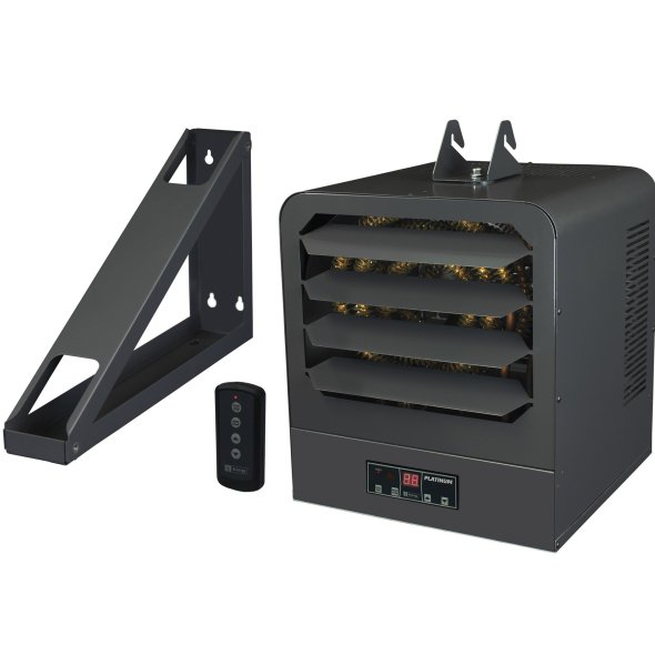 KB Platinum Electric Unit Heater w/ Remote & Mounting Bracket 25600 BTU 240/208V 1/3 Phase KB2407-3MP-P