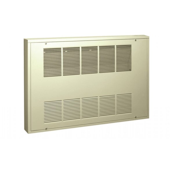 KCF Compact 4 ft. Wide Cabinet Heater w/ Thermostat 13648 BTU 4000 Watt 277V 1 Ph KCF4-2740-1-S-TP-DS1-3PS