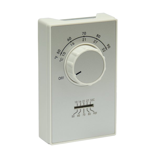 ET9 DPST Line Voltage Thermostat 35-75 Deg F 120-277 VAC (Heating Only) ET9D4TS
