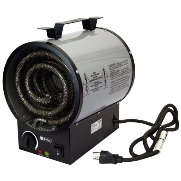 PGH Portable Garage Heater w/ Wall/Ceiling Bracket w/ 6 Foot Cord 13000 BTU 240V PGH2440TB