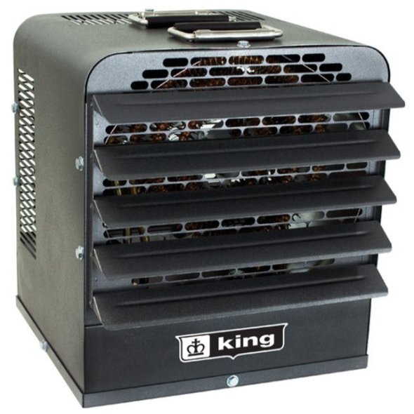 King PKB-FM Industrial Portable Unit Heater w/ 6 Ft Cord 17061 BTU 208V 3 Ph PKB2005-3-T-FM