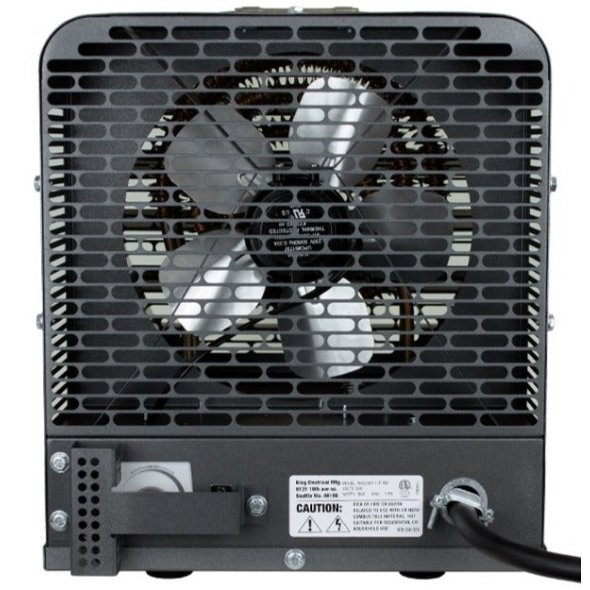 King PKB-FM Industrial Portable Unit Heater w/ 6 Ft Cord 17061 BTU 208V 3 Ph PKB2005-3-T-FM
