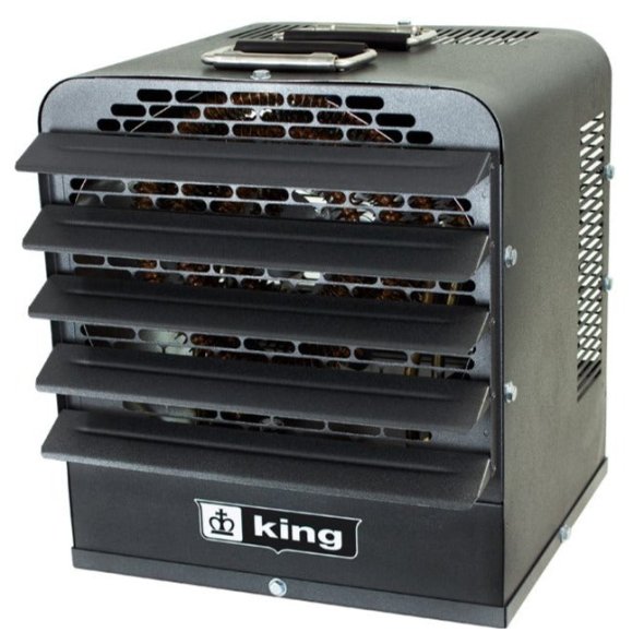 King PKB-FM Industrial Portable Unit Heater w/ 6 Ft Cord 17061 BTU 208V 3 Ph PKB2005-3-T-FM