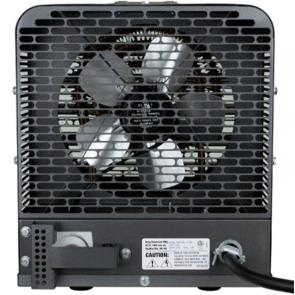 King PKB-FM Industrial Portable Unit Heater w/ 6 Ft Cord 25591 BTU 208V 1 Ph PKB2007-1-T-FM