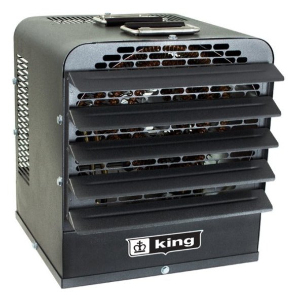King PKB-FM Industrial Portable Unit Heater w/ 6 Ft Cord 68243 BTU 208V 3 Ph PKB2020-3-T-FM