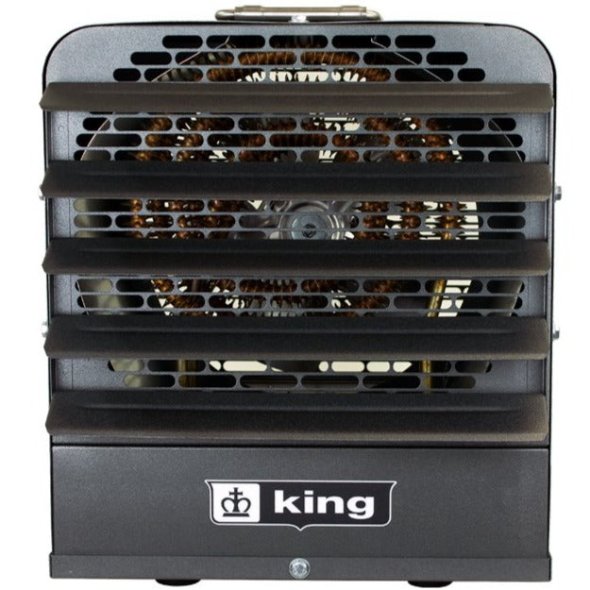 King PKB-FM Industrial Portable Unit Heater w/ 6 Ft Cord 68243 BTU 208V 3 Ph PKB2020-3-T-FM