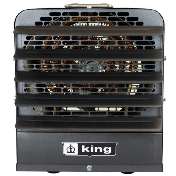 King PKB-FM Industrial Portable Unit Heater w/ 6 Ft Cord 51182 BTU 208V 3 Ph PKB2015-3-T-FM