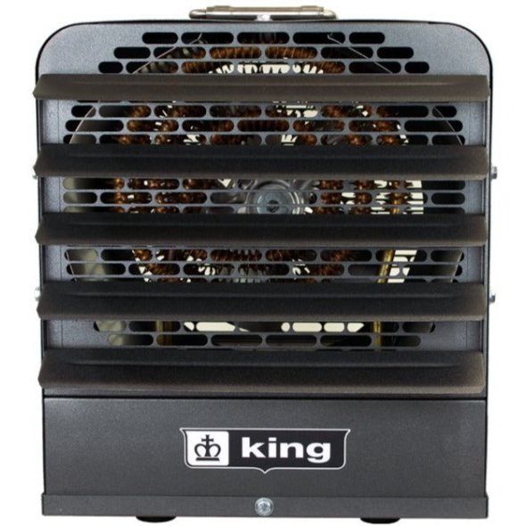 King PKB-FM Industrial Portable Unit Heater w/ 6 Ft Cord 17061 BTU 240V 1 Ph PKB2405-1-T-FM