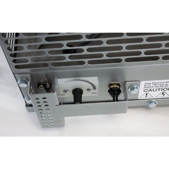King PKB-FM Industrial Portable Unit Heater w/ 6 Ft Cord 17061 BTU 240V 1 Ph PKB2405-1-T-FM