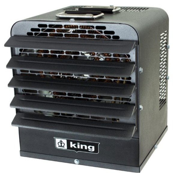 King PKB-FM Industrial Portable Unit Heater w/ 6 Ft Cord 17061 BTU 240V 1 Ph PKB2405-1-T-FM