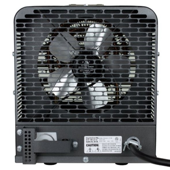 King PKB-FM Industrial Portable Unit Heater w/ 6 Ft Cord 25591 BTU 240V 1 Ph PKB2407-1-T-FM