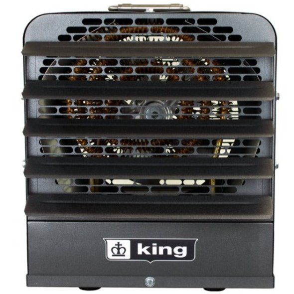 King PKB-FM Industrial Portable Unit Heater w/ 6 Ft Cord 25591 BTU 240V 1 Ph PKB2407-1-T-FM