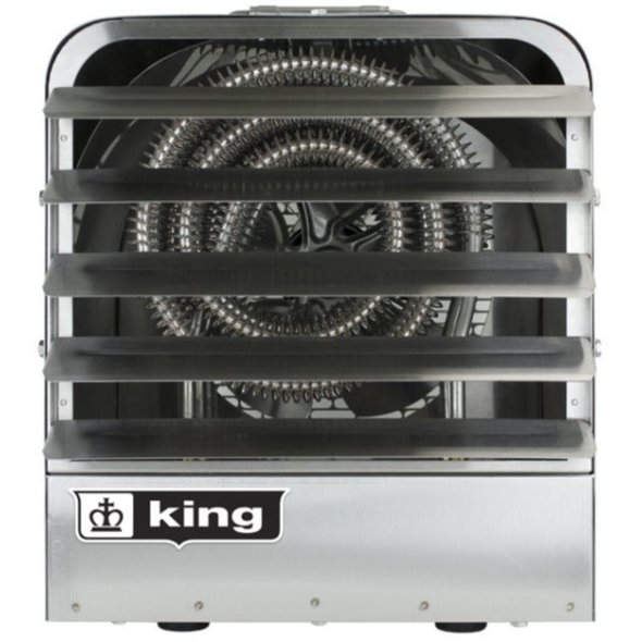 King PKBS Corrosion Resistant Stainless Portable Heater 17061 BTU 5 kW 240V 1 Ph PKBS2405-1-T-FM