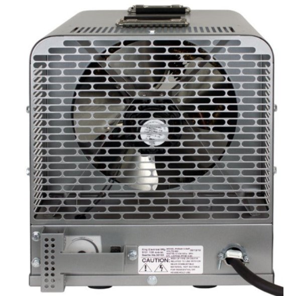King's PKB-DT Ductable Industrial Portable Unit Heater w/ 6 Ft Cord 34121 BTU 240V 3 Ph PKB2410-3-T-DT-FM