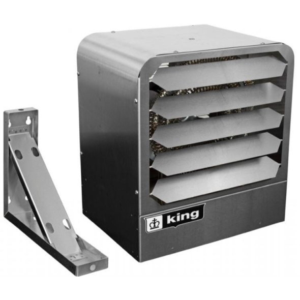 KBS Stainless Washdown Duty Heater w/ Mounting Bracket 25600 BTU 208V 1/3 Phase KBS2007-3MP-T-B2