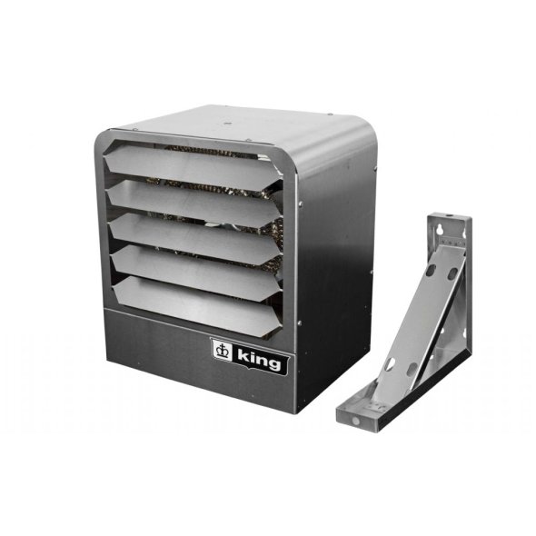 KBS Stainless Washdown Duty Heater w/ Mounting Bracket 25600 BTU 208V 1/3 Phase KBS2007-3MP-T-B2