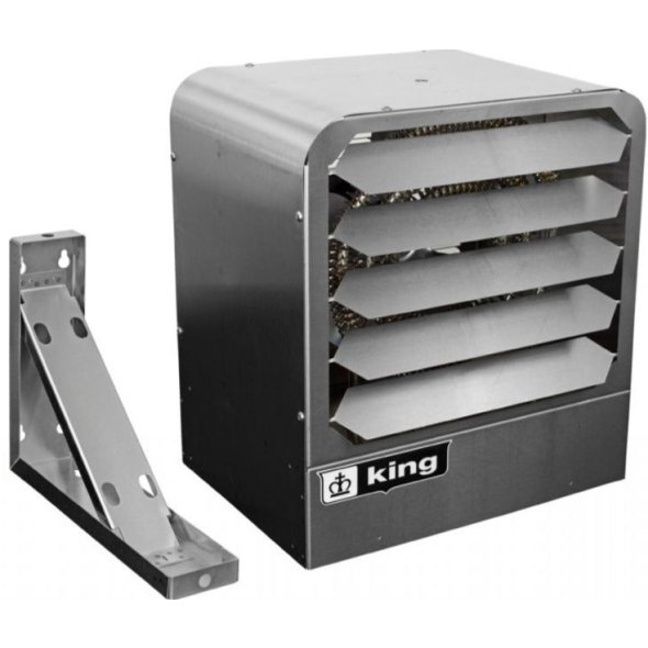 KBS Stainless Washdown Duty Heater w/ Mounting Bracket 34100 BTU 208V 1/3 Phase KBS2010-3MP-T-B2