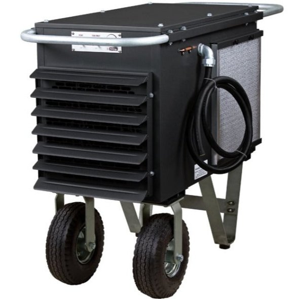 King PCKW Industrial Wheeled Portable Unit Heater w/ Intake Air Filters 51200 BTU 240V 1 Ph PCKW2415-1