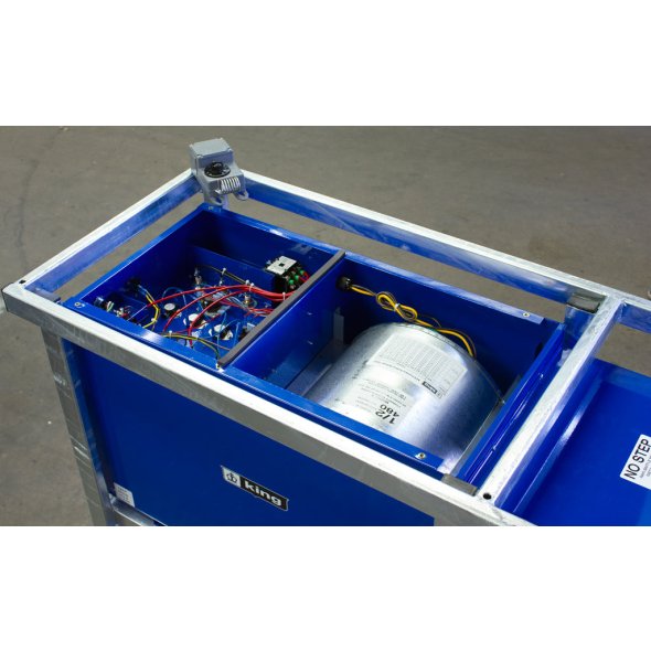 King Industrial Portable Outdoor Rated Unit Heater w/ 100' Cord 34100 BTU 240/208V 3 Ph PCKF2410-3