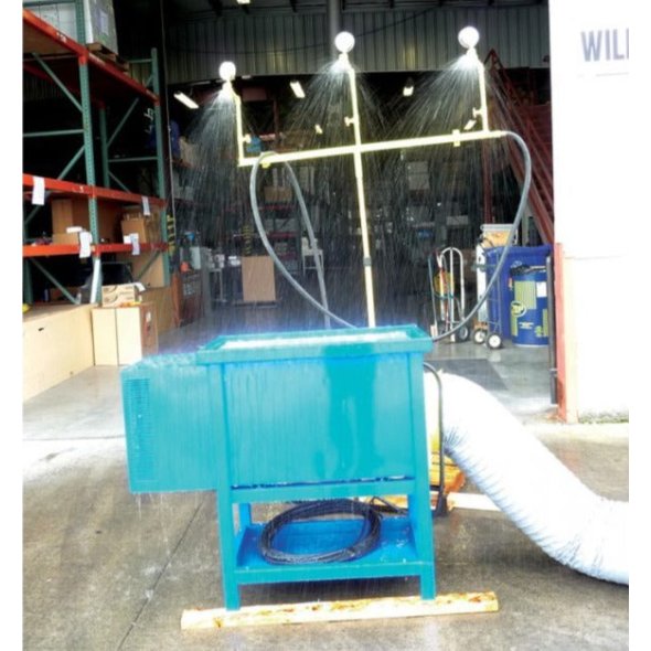 King Industrial Portable Outdoor Rated Unit Heater w/ 100' Cord 34100 BTU 240/208V 3 Ph PCKF2410-3