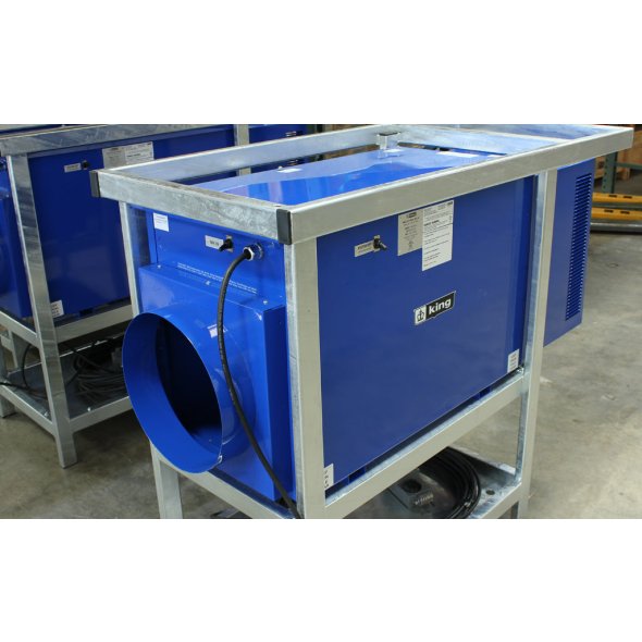 King Industrial Portable Outdoor Rated Unit Heater w/ 100' Cord 51200 BTU 240/208V 3 Ph PCKF2415-3