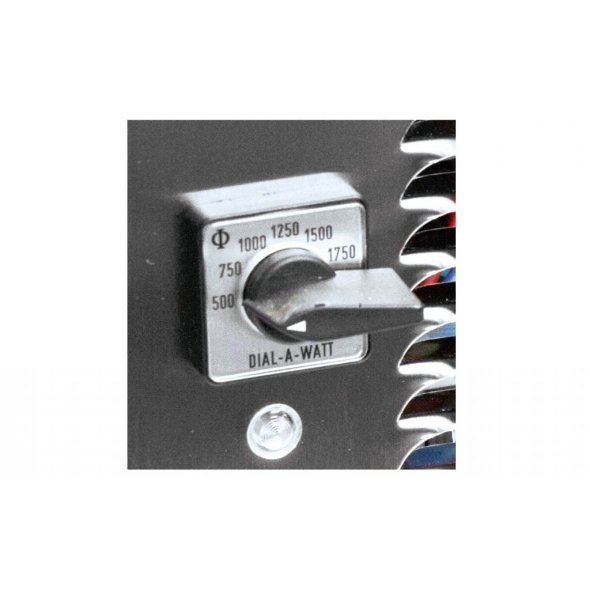 King DAW Stainless Steel Dial-A-Watt Marine Wall Heater 7677 BTU 240/208V DAW2422-SS