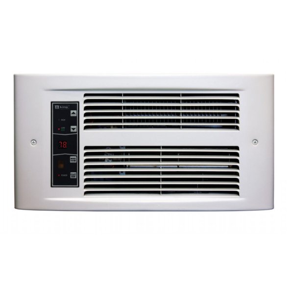 King PX ECO2S Designer Electronic Wall Heater 5120 BTU 120V PX1215-ECO-WD-R