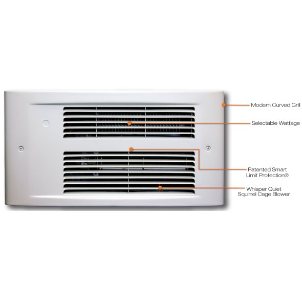 King PX ComfortCraft Designer Pick-A-Watt Wall Heater 5971 BTU 208V PX2017-WD-R
