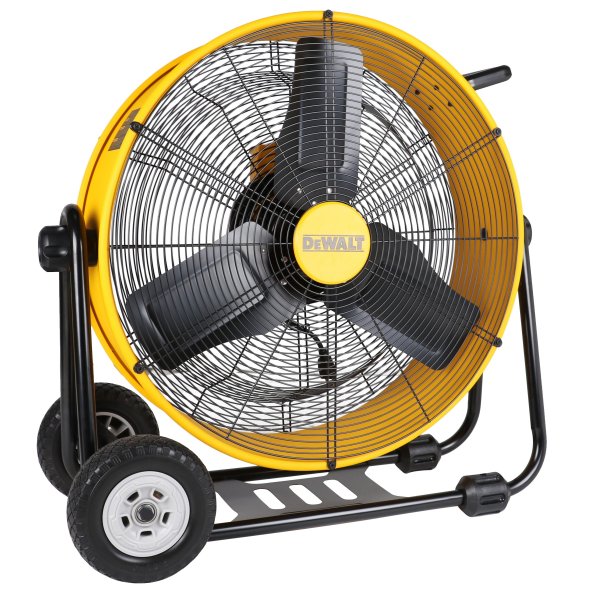 DeWalt DXF 24 inch Drum Fan w/ 10 ft Cord Variable Speed 6500 CFM Direct Drive DXF-2490