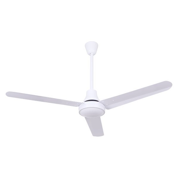 Commercial 48 inch White Reversible Ceiling Fan w/ DC Motor Variable Speed CP48D11N
