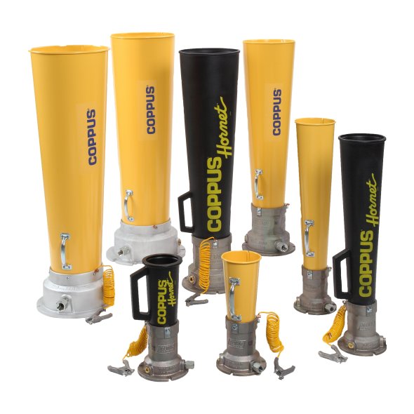 Coppus Jectair Hornet 12 inch Compressed Air Fan 4500 CFM at 80 PSIG Inlet Pressure 6HP-Hornet