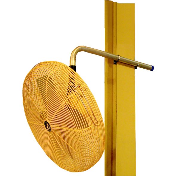 Jan Fan I-Beam Mount Air Circulator 30 inch 2 Speed w/ Drop Cord Switch 7710 CFM JF-BMF30-DCS-Y