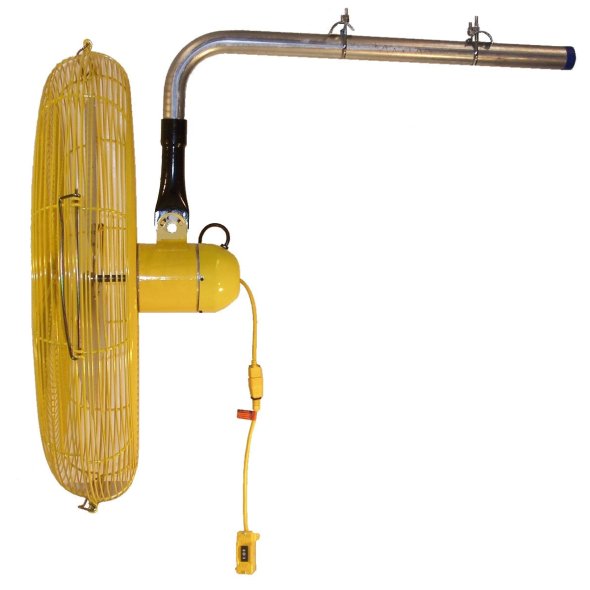Jan Fan I-Beam Mount Air Circulator 30 inch 2 Speed w/ Drop Cord Switch 7710 CFM JF-BMF30-DCS-Y