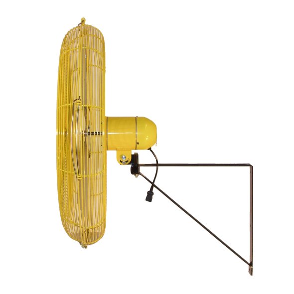Jan Fan Wall/Ceiling Mount Air Circulator 24 inch 2 Speed w/ Drop Cord Switch 6210 CFM JF-WCM24-DCS-Y