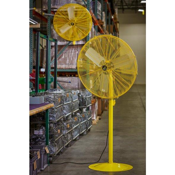Jan Fan Pedestal Fan 20 inch 2 Speed w/ Drop Cord Switch 4250 CFM JF-PF20-DCS-Y
