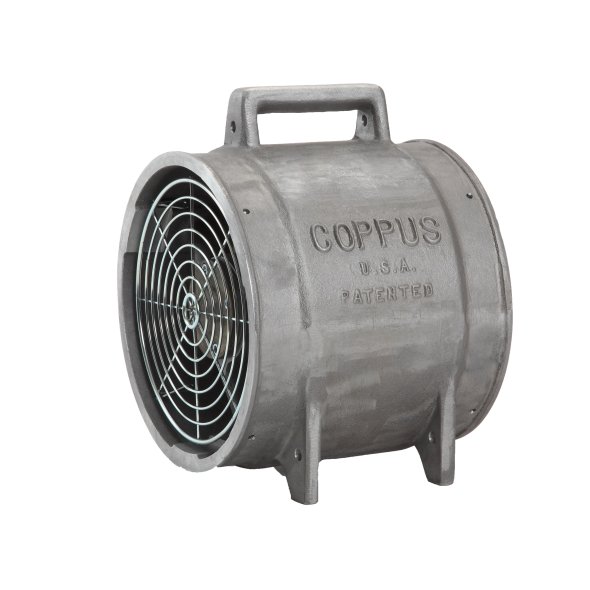 Coppus 12 inch Air Driven Reaction Fan 2140 CFM at 80 PSIG Inlet Pressure RF-12