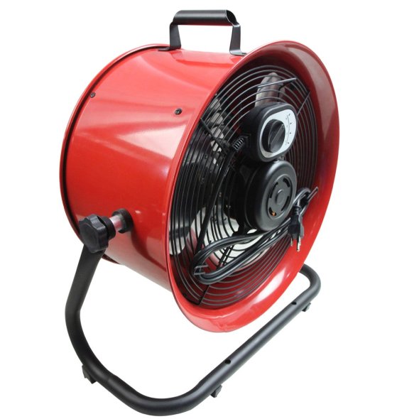 High Velocity Tilting Floor Fan 16 inch 1600 CFM 3 Speed HVFF16TREDUPS