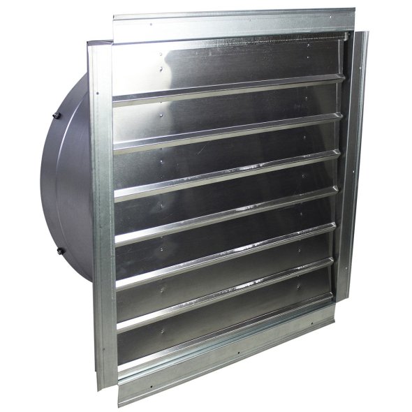 Maxx Air Exhaust Fan w/ Shutters 1 Speed 24 inch 4100 CFM Direct Drive IF24UPS
