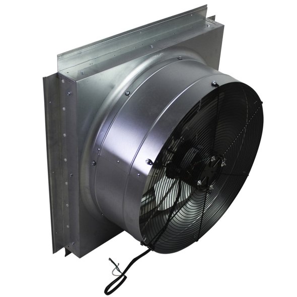 Maxx Air Exhaust Fan w/ Shutters 1 Speed 24 inch 4100 CFM Direct Drive IF24UPS