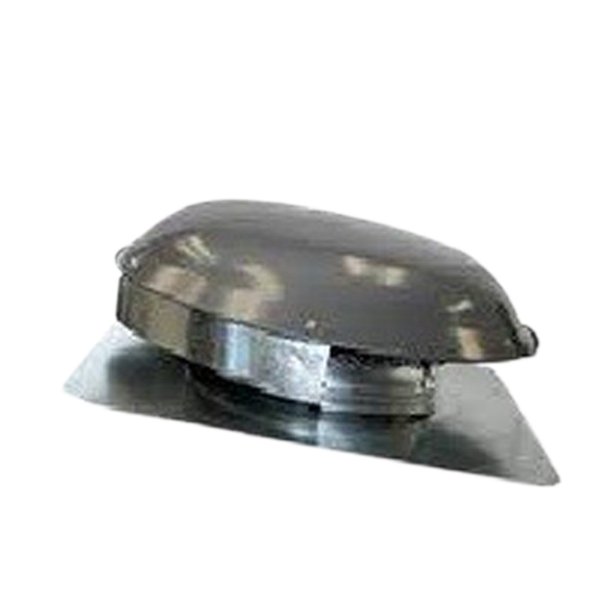 Rain Guard for Roof Mount Attic Ventilator Pitch Greater Than 8/12
