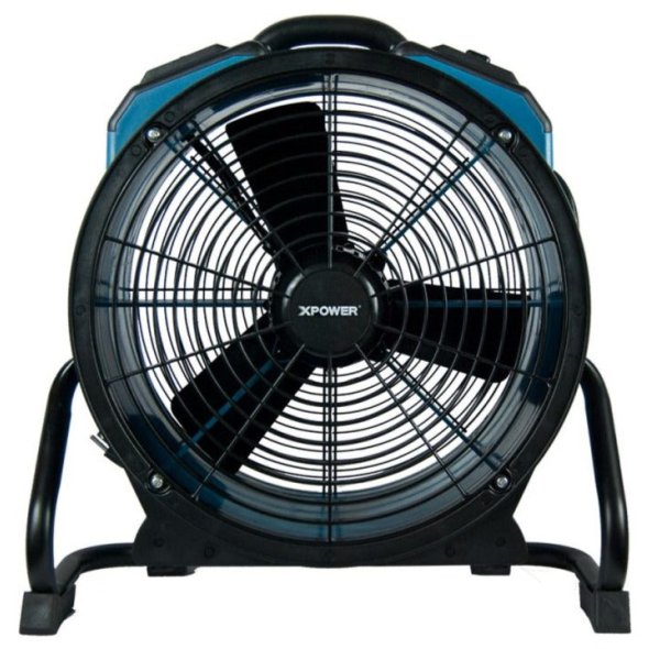 XPower 18 inch Axial Fan w/ Built-In Power Outlets for Daisy Chain & 3-Hour Timer X-47ATR