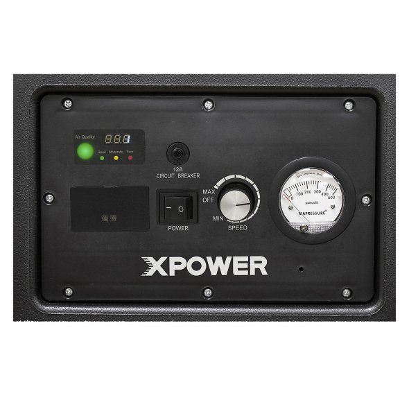 Commercial 3-Stage HEPA Air Scrubber w/ Cord & Quality Sensor Variable Speed 1800 CFM AP-2500D
