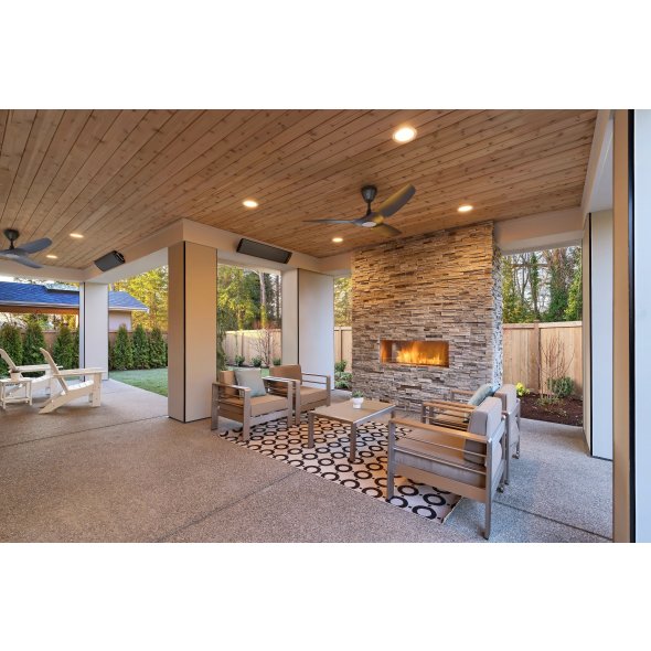Vesper Electric Residential Outdoor/Indoor Rated Heater 80 Inch sq. ft. coverage 240/208V BAFDS32240B
