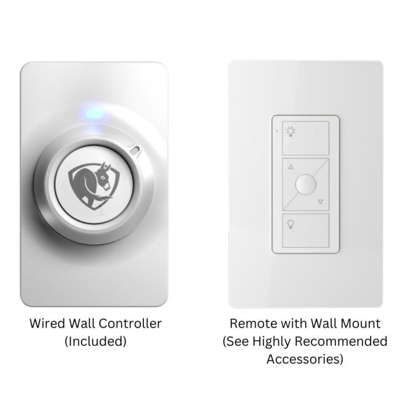 Big Ass Fans Essence 14 foot HVLS Ceiling Fan Kit w/ White Trim 4900 Sq. Ft. Coverage F-ES2-1401A385Q103V46