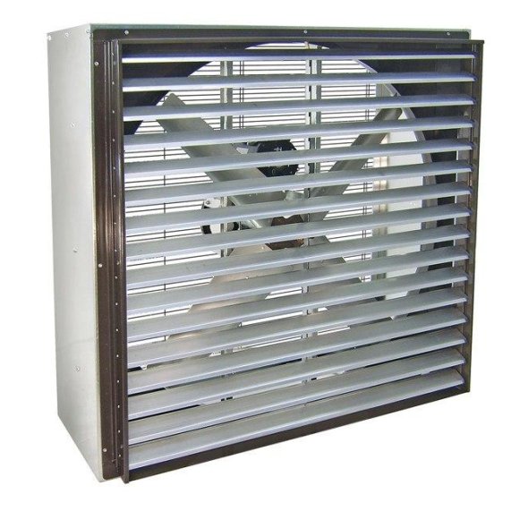 VIK Cabinet Exhaust Fan w/ Shutters Totally Enclosed 54 inch 25500 CFM Belt Drive 3 Phase VIK5417T-X